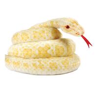 TigerHart Alba the Albino Burmese Python - 100 Inch Stuffed Animal Plush