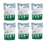 Tigerino Crystals Aloe Vera Cat Litter, Dust-Free-6 X 5L , Very Absorbent, Non-Clumping Litter With A Pleasant Natural Aloe Vera Fragrance, Efficient Silicate Cat Litter, Ultra Anti-bacterial Crystals