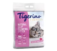 Tigerino Premium Cat Litter - Baby Powder Scent - Economy Pack: 2 x 12kg