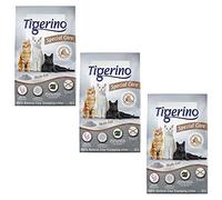 Tigerino Special Care Cat Litter - Multi-Cat 3x12L Clumping Litter Made Naturally From Bentonite, With Fresh Baby Powder Scent Ideal For Multi-Cat Households, Virtually Dust-Free