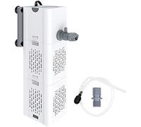 Tigerlily Enterprises 15W 4-in-1 Internal Aquarium Filter - Submersible Water Pump with Oxygen Aeration, Wave Maker & Adjustable Flow - 1000L/H for Coldwater & Tropical Aquariums