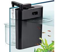 Tigerlily Enterprises 3 in 1 Internal Aquarium Filter (227L/H) Fish Tank Water Changer, Oxygen Aerator with Water Hose & Sponge Filter Plate Cartridge for Cold & Tropical Aquariums Up To 60L.