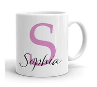 tigerlilyprints Personalised Initial Mug-Name on a Mug-Custom Mug -Gift for Her-Gift for Sister- Mug -Auntie-Gran