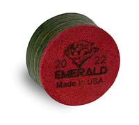 TigerProducts Tiger Emerald Laminated Billiard Pool CUE TIP 1 pc - 13 or 14 mm (14 mm)