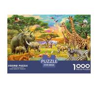 Tigers And Lions 1000 Piece Jigsaw Puzzle For Adults Educational Games Stress Relief Puzzle Exercise The Memory of The Brain For Adults Gifts 38x26cm/1000pcs