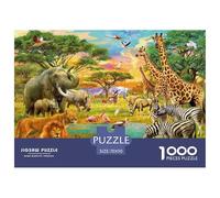 Tigers And Lions Jigsaw Puzzles Puzzle for Adults Kids. 1000 Pieces Impossible Challenge Toy Educational Games Home Decoration for Adults& Kids Age 14 Years Up 70x50cm/1000pcs