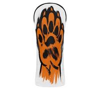 Tigers Animal Paw Claw Golf Club Head Cover Set Pu Leather with Interchangeable No. Tags for Fairway Wood Hybrid