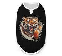 Tigers Beers Dog Clothes Dogs Jacket Pet Shirts Coats for Summer Apparel S