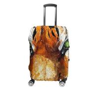 Tigers Face Luggage Cover for Suitcase Protector Washable L