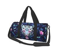 Tigers Frog Travel Duffel Bags Gym Sports Luggage Large Travel Tote Bag Overnight Weekend Bags for Man and Women