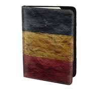 Tigers in the Desert Travel Passport Holder Cover Wallet Leather Case Travel Essentials Luggage Accessories, German Flag, One Size, Contemporary