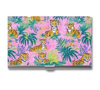 Tigers in The Jungle Business Card Case Slim Card Holder