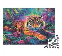 Tigers Jigsaw Puzzle 1000 Piece Jigsaw Puzzles for Adults 1000 Pieces tional Game for Adults And Kids 12 Years And Up 1000pcs (75x50cm)