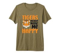 Tigers Make Me Happy You Not So Much Funny Tiger Premium T-Shirt