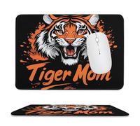 Tigers Mom Mouse Pad Waterproof Ultra-Thin Non-Slip Rubber Base Square Mouse Mat Gaming Mousepad 7.9"x9.4"