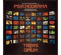 TIGERS ON OPIUM - PSYCHODRAMA 3 COLOUR STRIPED BLUE/BLACK/RED VINYL - - R72z