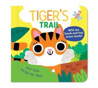 Tigers Trail | Touch & Feel Board Book | Interactive Jungle Adventure for Babies & Toddlers