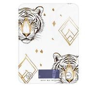 Tigers White Gold LCD Display mini food scale 11lb/0.18oz, 5kg/5g scale in grams and oz with 4 unit for Baking roasting Dieting (Batteries not Included)