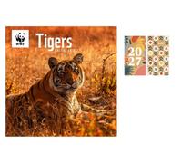 Tigers WWF Wall Calendar 2027 + FSC ECO-FRIENDLY DIARY