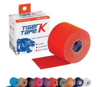 TIGERTAPES - Tiger K Tape 5cm x 5m - Kinesiology Tape Uncut Roll Elastic Therapeutic Muscle Support Tape for Exercise, Sports & Injury Recovery - Water Resistant, Hypoallergenic (Orange)