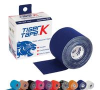 TIGERTAPES - Tiger K Tape Navy (5cm x 5m) - Kinesiology Tape Uncut Roll Elastic Therapeutic Muscle Support Tape for Exercise, Sports & Injury Recovery - Water Resistant, Hypoallergenic