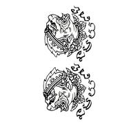 TigerTattoo Stickers DIY Waterproof Temporary Tattoo Skin Paper For Tattoo Men stickers 102 * 210mm(004)