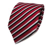 TigerTie Designer tie necktie - necktie in red white black striped