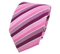 TigerTie Designer tie necktie pink magenta fuchsia white striped