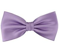TigerTie prefabricated bow tie bow tie in dark-lilac monochrome + Gift box