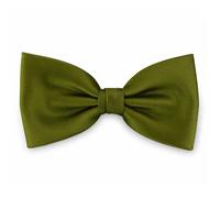 TigerTie prefabricated bow tie bow tie in fern-green monochrome + Gift box