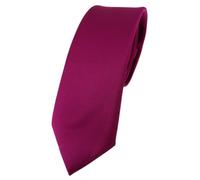 TigerTie Slim Designer Tie in Magenta, One Size, Men's Adults, Young Adult Men, Fashion-Conscious