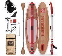 TIGERXBANG Extra Wide Inflatable SUP Board 330 x 86 x 15cm with Premium Accessories for Adults & Youth, Pandora Series Chili Red