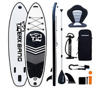 TIGERXBANG Inflatable Stand Up Paddle Board SUP Board with Kayak Seat |320x82x15cm| 305x82x15cm| for Adults/Kids| ISUP PaddleBoarding Complete Kit