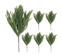 Tiges De Pin - Pin Branches, Pics Of Plants Of Noël Vegetable Of 17.7 Pouces | Branches D'aiguilles Pin Artificielles, Fausses Branches D'arbre De Verdure De Noël Pour Décoration De Jardin Et De De
