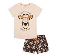 Tigger Womens Short Pyjama Set, 100% cotton Licensed Winnie the Pooh Gift UK 12-14