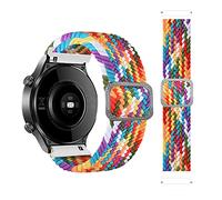 Tiggo 22mm Watch Strap for Xiaomi Haylou RT LS05S /OnePlus Watch,Nylon Band WristStrap,Replacement Bracelet Strap for Yamay Sw022 /Ticwatch GTX/CXB01/Polar Grit X /Vantage M/M2 (arcoíris)