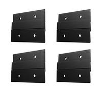 Tighall 8pcs Black French Cleat 3 Inch Picture Hanger Z Clip Mirror Hanging Hardware