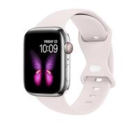 Tighesen Sport Band Compatible with Apple Watch Ultra 2/Ultra SE Series 10/9/8/7/6/5/4/3/2/1, 38mm, 40mm, 41mm, 42mm, 44mm, 45mm, 46mm, 49mm, S/M, M/L for Men and Women, Bright Blush, 38mm/40mm/41mm