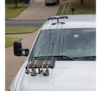 Tight Line Enterprises Magnetic Fishing Rod Racks for Vehicle (Truck or SUV) with Ferrous Metal Hood and Roof