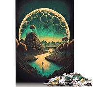 Tight Turn Puzzles for Adults & Teenagers Wooden Puzzle Jigsaws for Adults Brain Teaser Puzzle 1000pcs (75x50cm)