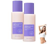 Tighten & Smooth Belly Cream, Natural Firming & Hydrating Belly Cream,Helps Smooth Stretch Marks & Tighten Loose Skin, Nourishment & Elasticity Support, Gentle Daily Use (2PCS)