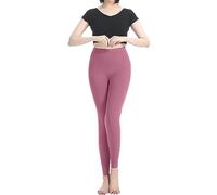 Tights for Women High Waisted Women's Thick Thermal Leggings Fleece Lined Winter Warm Jeggings Soft Elastic Women's Leggings for Women UK Footless Tights Womens Purple