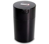 TightVac 0.57L Airtight Vacuum Container (6 oz) - Smell Proof Food Storage - BPA-Free (Black)