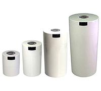 Tightvac Nested Set of 4 Vacuum Sealed Dry Goods Storage Containers, 4 Sizes: 24-Ounce, 12-Ounce, 6-Ounce, 3-Ounce, White Cap/White Body