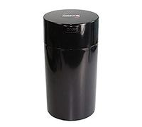 Tightvac Tightvac-3oz to 12 Ounce-Patented Airtight Multi-use Vacuum Works as Smell Proof Herbs and Dry Goods Storage Container, 1.3-Liter/1.1-Quart, Black