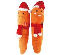 TIGHUP Christmas Large Carrot Pet Toy - Assorted (Random Design, You Will Get Pack of 1) - Treat Your Dog or Cat to Some Festive Fun This Christmas - a Great Gift for Your Pooch or Kitty