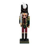 TIGHUP Christmas Nutcracker 38cm - Green - Fill Your Home With Festive Magic This Holiday Season - Nutrackers Have Been a Fixture of Our Festive Decor for Generations
