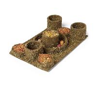 TIGHUP Hide and Treat Maze Small Animal Game 275g, Great for gnawing, Approximate Dimensions (Product):275g: H5 x W28 x D18cm