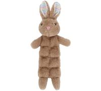 TIGHUP Multi Squeaker Easter Rabbit - Brown - Treat Your Four Legged Friend to This Fun and Interactive Pet Toy - Featuring Multiple Squeakers for Sensory Excitement and an Adorable Design