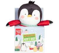 TIGHUP Plush & Cookies Gift Set - Penguin - Cuddle Up Over Christmas With an Adorable Plush, While Indulging in a Festive Cookie - Perfect to Bring Comfort to a Loved One